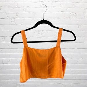 Showpo // Vibrant Orange Crop Top with Adjustable Straps